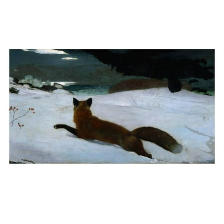 Fox Hunt Scene - The Fox Hunt Print Wall Art By Winslow Homer