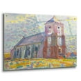 thumbnail image 2 of Epic Art 'Church In Zoutelande-1909' by Piet Mondrian, Acrylic Glass Wall Art, 36"x24", 2 of 8