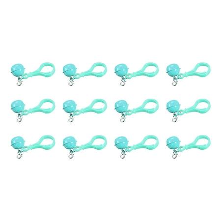 

Uxcell 12Pack Pet Bells 26mm/1.02 Dia Green Plastic Lobster Clasp Jingle Bells for DIY Crafts Hanging Ornaments