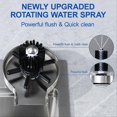 thumbnail image 4 of Metal Glass Rinser for Kitchen Sink 360° Rotary Cup with Brush B, 4 of 4