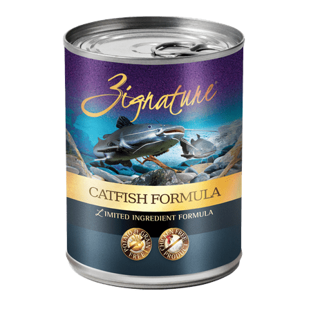 (12 Pack) Zignature Catfish Formula Wet Dog Food, 13 Oz