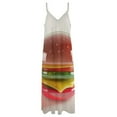 thumbnail image 6 of Hamburger Sleeveless Suspender Dress Summer Fashion Casual Long Dress, 6 of 9