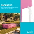 thumbnail image 4 of INTEX 7.2ft x 4.9ft Pool Cover for Rectangular Metal Frame Outdoor Swimming Pool, Pink, 4 of 6