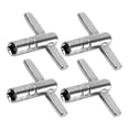 thumbnail image 3 of OUNONA  4 Pcs Drum Keys for Tuning Drums Percussion Steel Drummer Silver, 3 of 8