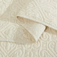 thumbnail image 7 of THD Loren - 3 Piece King Size Quilt Set, Lightweight King Bedspread Coverlet Set (King, Beige), 7 of 7
