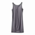 thumbnail image 4 of Aobny Cotton Long Pajamas for Women Set Gray Plus Size Night Gown Sleeveless Long Nightgowns for Women Sexy,XL, 4 of 5