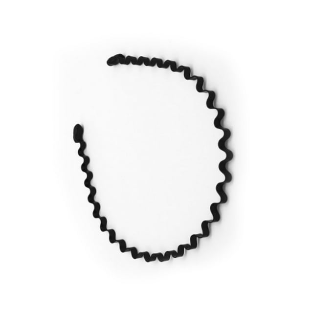 Qarigey Diademas para hombres Diadema ondulada negra Primavera Herramientas de belleza confiables Modelado de espalda invisible diario Fiestas Accesorio para el cabello tipo 8 Qarigey AP008942-08B