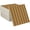 khaki, variant on Wiywef 20pcs Removable Wood Effect Peel and Stick Wallpaper PVC Self-Adhesive Wood Slat Wall Panels for Home Decor