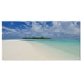 thumbnail image 2 of Calm Seashore at Tropical Beach - Modern Seascape Canvas Artwork, 2 of 3