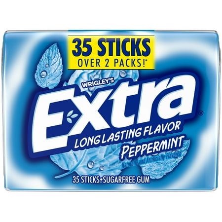 UPC 022000020369 product image for Extra Gum Peppermint Sugar Free Chewing Gum - 35 Stick | upcitemdb.com