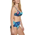 thumbnail image 3 of Calvin Klein BLUE MULTI Liquid Underwire Bra Swim Top, US X-Small, 3 of 4
