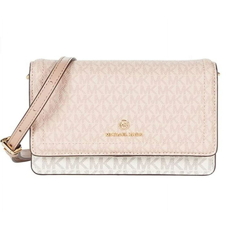 Michael Kors Womens Jet Set Charm Small Phone Crossbody Ballet Multi One  Size MK Signature 