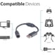 thumbnail image 4 of 2 paquetes de cable USB con cable desconectable para controlador con cable para Microsoft Xbox 360 Guitar Hero, 4 of 4