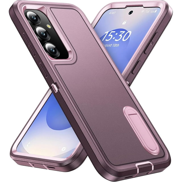 REQO for Samsung Galaxy S25 Plus Case for Samsung S25 Plus Phone Case with Built in Kickstand, Shockproof/DropProof Military Grade Protective Cover for Galaxy S25 Plus