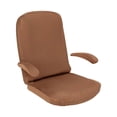 thumbnail image 2 of DOLITY Stretchy Office Armchair Cover Slipcover for Computer Chair Desk Chair coffee, 2 of 8