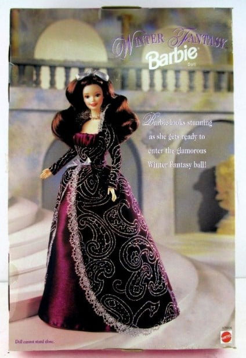 1996 Winter Fantasy Barbie 2 Brunette - Sam's Club Exclusive