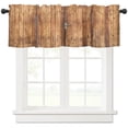 thumbnail image 3 of Vintage Farm Wood Door Rustic Curtains Home Decor Living Room Kitchen Balcony Room Window Curtain Bedroom Patio Decoration, 3 of 6
