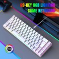thumbnail image 3 of Keyboard,Wired K68 But Feel V200 Spanish Version 19-key Conflict-free Feel Spanish Membrane But Conflict-free Membrane K68 19-key Membrane Version Wired, 3 of 7