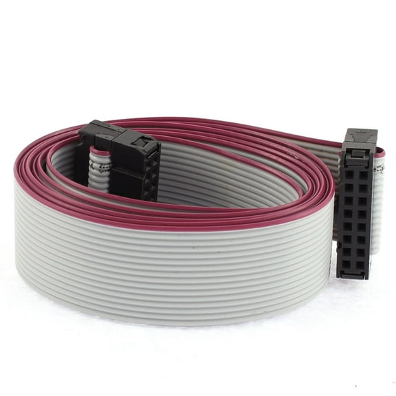 2.54mm Pitch 2 x 8 Pin 16 Pin 16 Wire IDC flat cable 100cm Length
