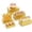 Gold, variant on 5 Pcs Metal Display Stands for Buffet Table Cake Risers, Cupcake Rectangle Stand for Wedding, Party, Catering Supplies, Elegant Food Risers for Display with 5Pcs Hollow Bottoms Sturdy Modern