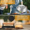 thumbnail image 4 of Griddle Accessories Kit,  29 PCS Flat Top Grill Accessories for Blackstone and Camp Chef, Metal Spatula Set with Burger Press, Melting Dome, Scraper, Tongs, Carry Bag for Outdoor Grilling BBQ, 4 of 7