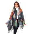 thumbnail image 6 of Fish and Lotus Leaves Winter Scarf for Women Fashion Warm Long Soft Blanket Scarves Gifts, 6 of 10