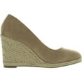 thumbnail image 2 of Delicious Womens Parma Round Toe Espadrille Wedge Slip on Sandals, 2 of 4