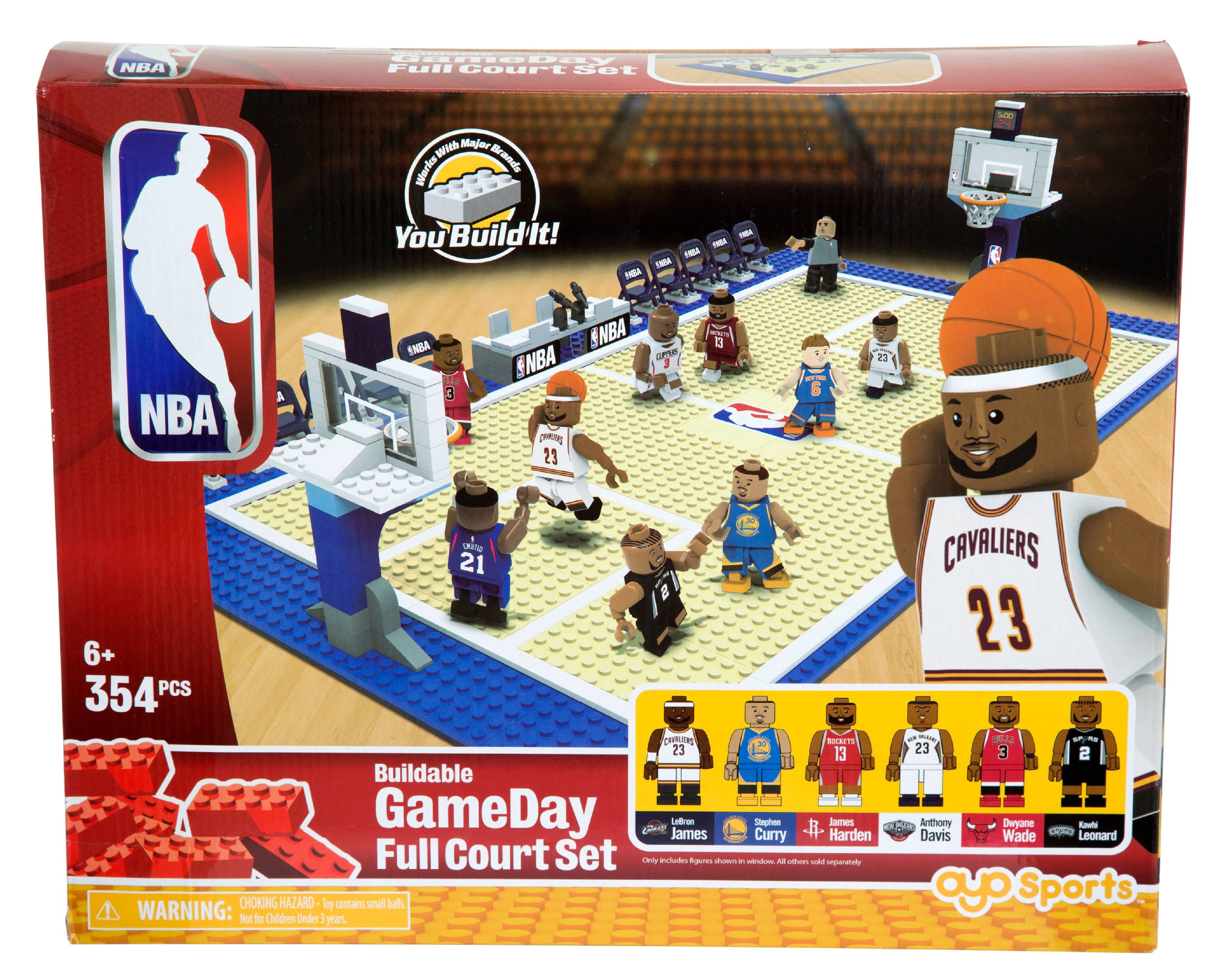 NBA Elite Edition Full Court Construction Set Includes MiniFigure