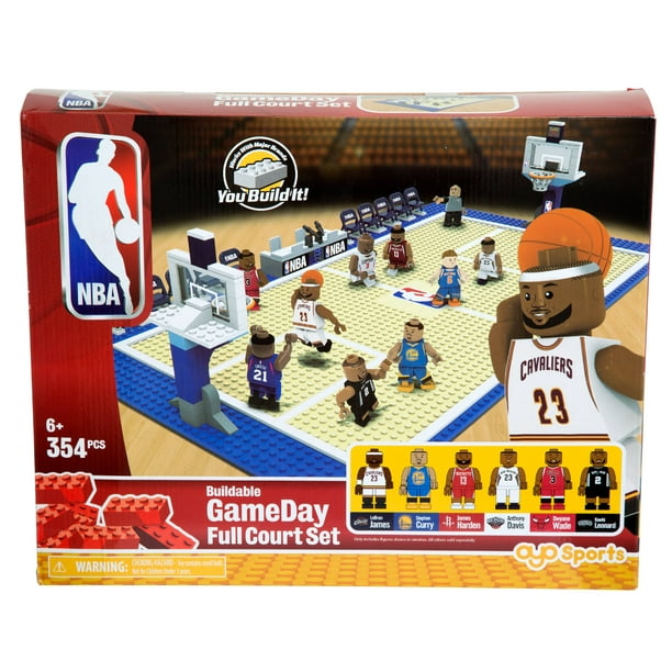 NBA Elite Edition Full Court Construction Set Includes MiniFigure