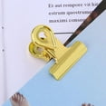 thumbnail image 1 of unbranded 10Ud Clips De Sujeción Dorados Con Acabado Electrochapado Para Etiquetas Y Mapas, 1 of 8