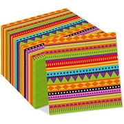 40Pcs Mexican Fiesta Paper Napkins Mexico Cactus Colorful Disposable Lunch Dinner Paper Napkin Set Mexican Fiesta Tableware Birthday Baby Shower Party Supplies