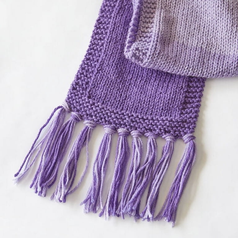 Red Heart Super Saver Ombre Violet Acrylic Yarn 4 Medium 10oz 482