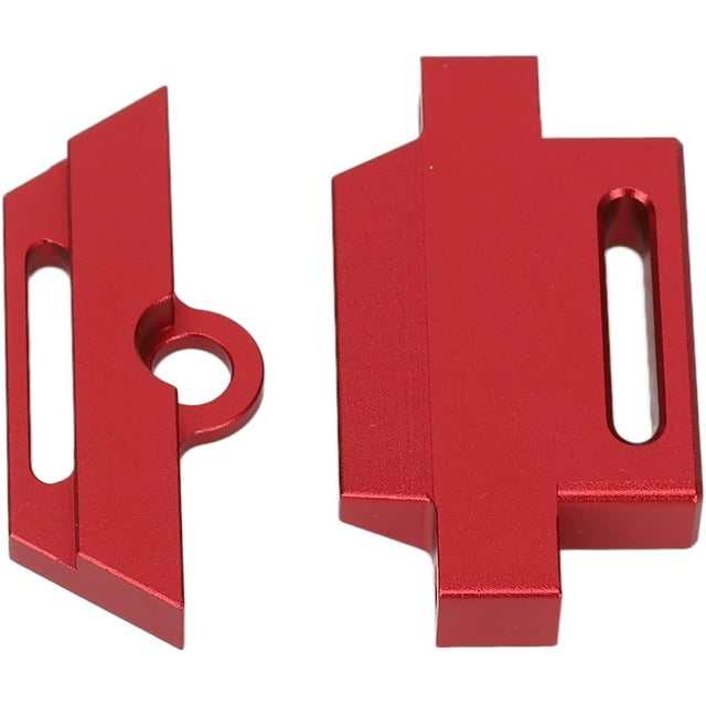 HUGFEGWE RC Car Battery PlateAluminum Alloy RC Battery PlateRC Battery Holder Mount, NondeRC Battery TrayEngine Mounts (Red) CJB91-20033