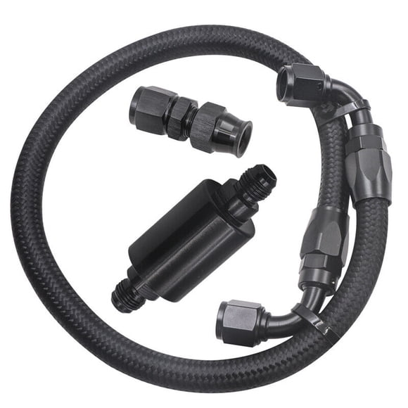 Car Fuel Line AN6 Filter Hose Connector with Connector Adapter Kit for Honda for Civic -