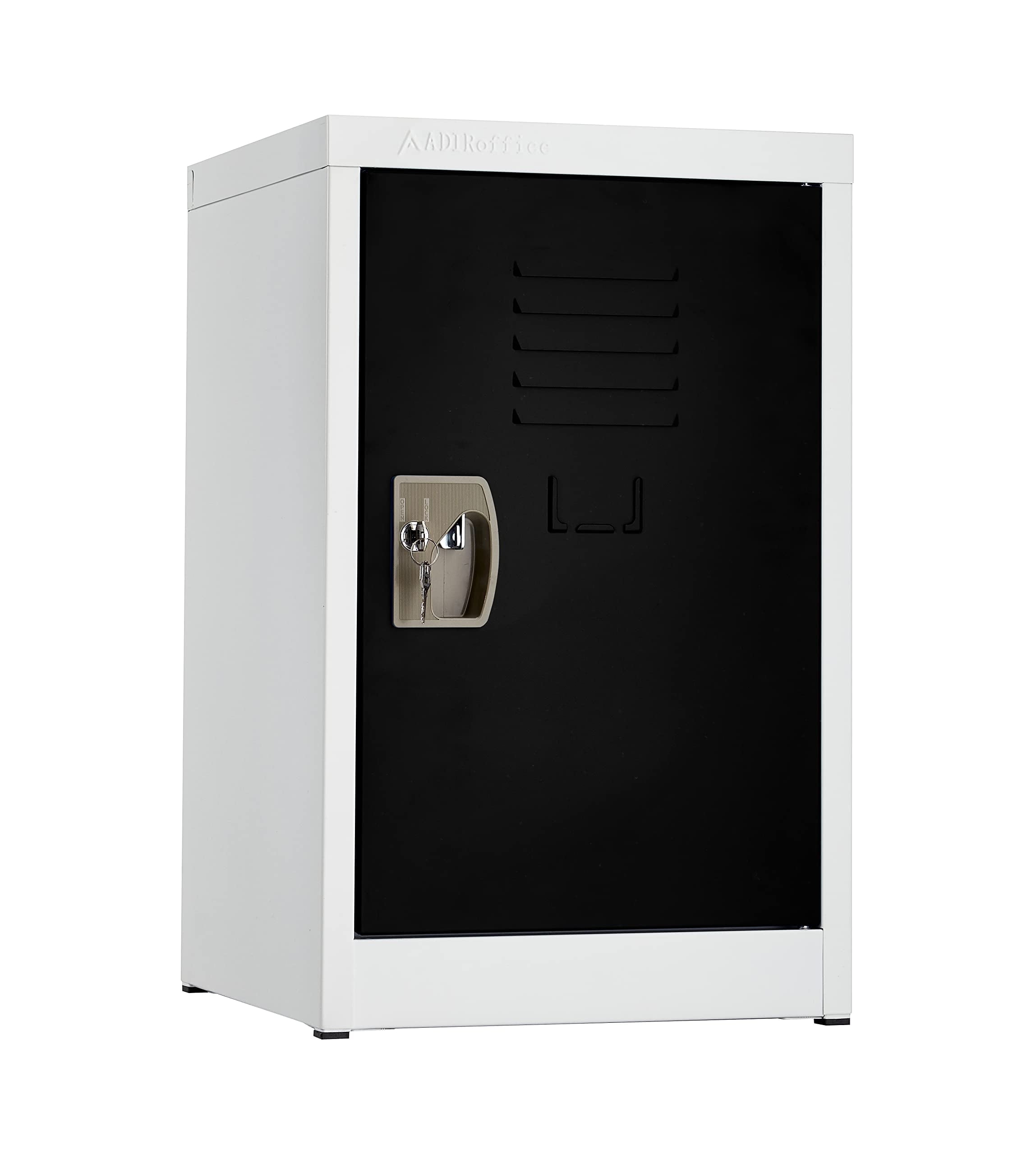 RealRooms Shadwick Large 2 Door Tall Metal Locker with Adjustable