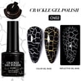 thumbnail image 5 of Esmalte de uñas UV con efecto craquelado – 7 ml. Esmalte de gel de larga duración con efecto craquelado para decoración de uñas y eventos., 5 of 5