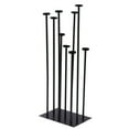 Iron Tall Floor Candle Holders DIY 9 Candelabra Black For Wedding Party Decorate 9x Candle