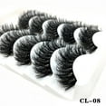 thumbnail image 3 of Volume Wispy Lashes Multipack Dramatic 8D False Eyelashes Pairs Style Eye Pack, 3 of 4