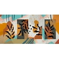 thumbnail image 2 of Bolokofsky, Ronald 14x9 White Modern Wood Framed Museum Art Print Titled - Abstract Garden Silhouette 75, 2 of 4