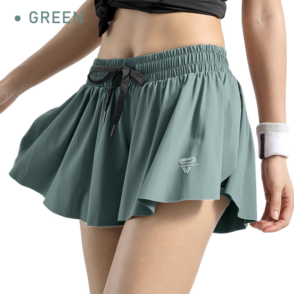 WittyRose Flowy Athletic Skirt for Women Gym Yoga Shorts Workout Running  Tennis Golf Teen Girls Cute Pleated Mini Skort Casual Summer Preppy Trendy  Clothes(M, Black) at  Women's Clothing store
