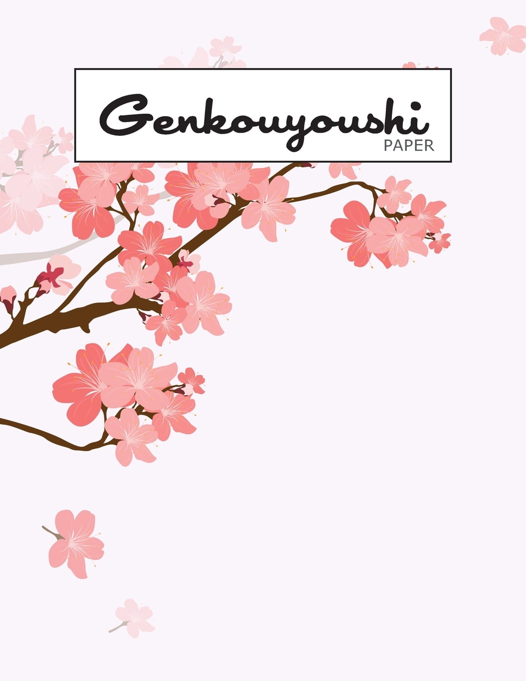 Genkouyoushi Paper Large Japanese Writing Practice Book, Kanji