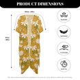 thumbnail image 6 of HELLHERO Daisies Bathing Suit Cover Up High Quality Fabrics Breathable Free Size Long Kimono Swimsuit Cover Up for Women, 6 of 6