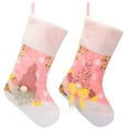 thumbnail image 2 of 3D Plush LED Lamp Christmas Socks Gift Stocking With Light Home Decor Men Kids Gifts, 2 of 21
