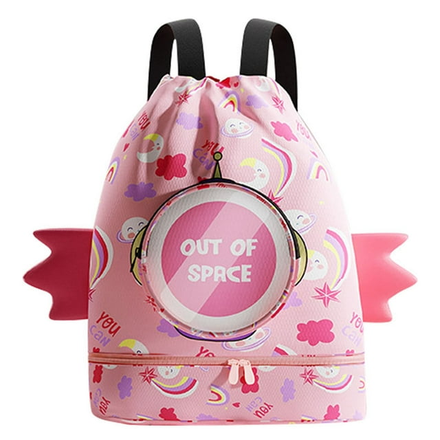 Hearth & Gear Swimming Bag Children' And Wet Separation Portable Cute Cartoon Backpack Storage Swimming Pools for Kids Body Boards for Kids for Beach Inflatable Pool Kids Floats for Adults Extra Large