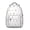 White-2, variant on Tropical Leaf Waterproof Backpack - Ergonomic Student Bookbag with Breathable Mesh Straps & Durable Exterior