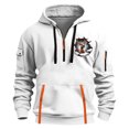 thumbnail image 2 of Sudadera con capucha para hombre, informal, con estampado, deportiva, de manga larga, blusa de poliéster, 2 of 4