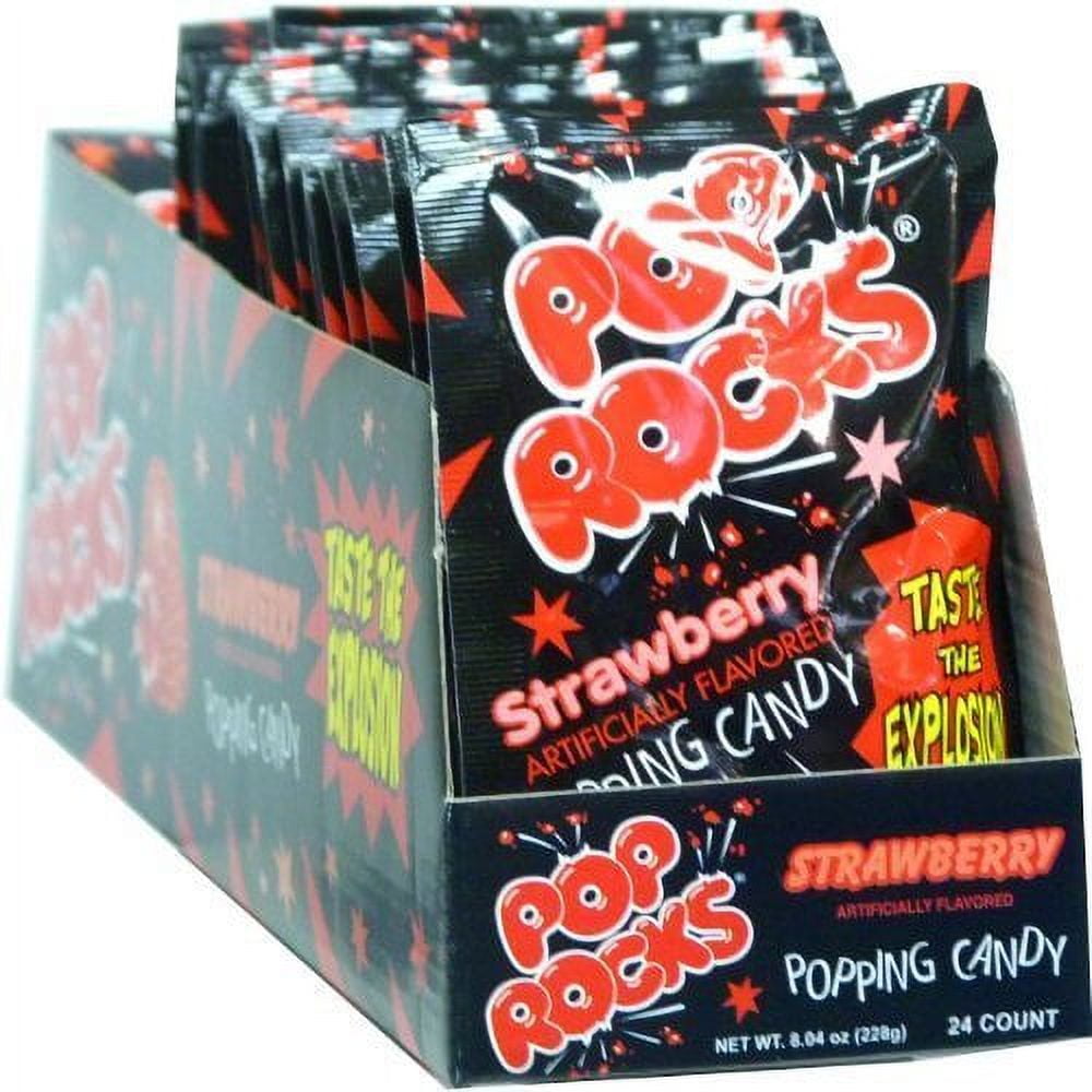 Pop Rocks Strawberry Popping Powder Candy 0.33 oz Gluten Free