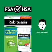 Robitussin 8 Hour Liqui-Gels Cough, Adult Formula - 20 Count Liqui-Gels