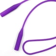 thumbnail image 4 of 2x Silicone Eyeglasses Strap Sunglasses Non Slip Band Neck Cord Holder Violet Dark Blue, 4 of 8