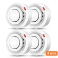 thumbnail image 1 of Tuya Sensor de humo inteligente con WiFi, Detector de humo de protección contra incendios, sistema de seguridad de sonido de 85dB, bomberos, Control por aplicación Smartlife, 1 of 5